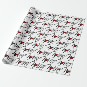 WINE WRAPPING PAPER