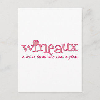 Wineaux defined postcard