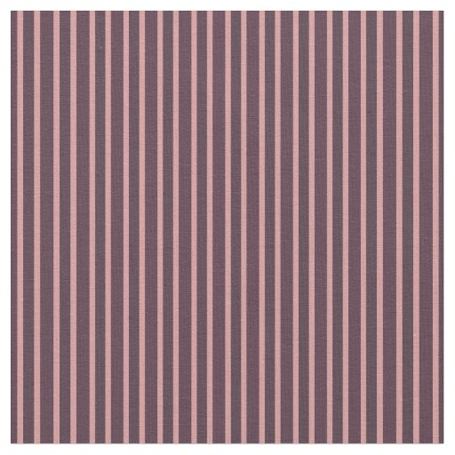 Wineberry, pink daisy and Woody Brown Stripes Fabric