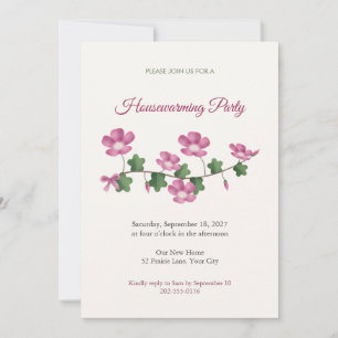 Winecup Housewarming Party Invitation