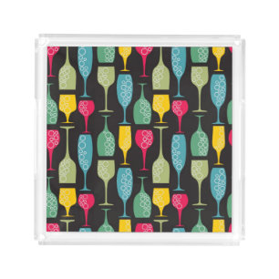 Wineglass Acrylic Tray