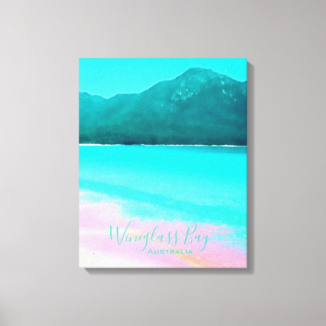 Wineglass Bay Tasmania  Australia Canvas Print (Front)