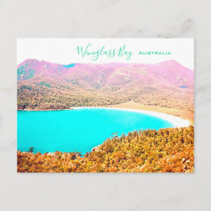 Wineglass Bay Tasmania Australia Postcard