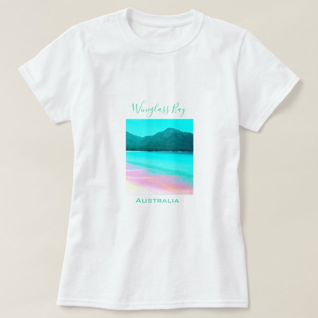 Wineglass Bay Tasmania  Australia T-Shirt (Design Front)