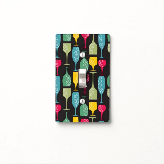 Wineglass Light Switch Cover (In Situ)