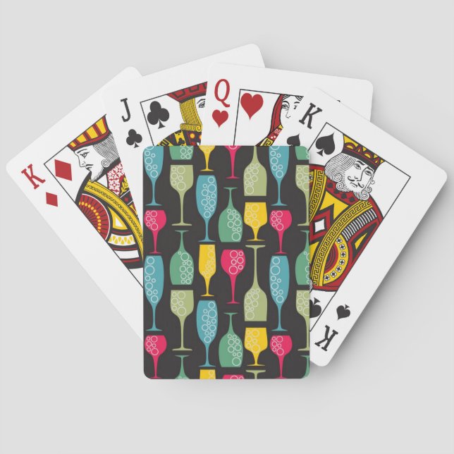 Wineglass Poker Cards (Back)