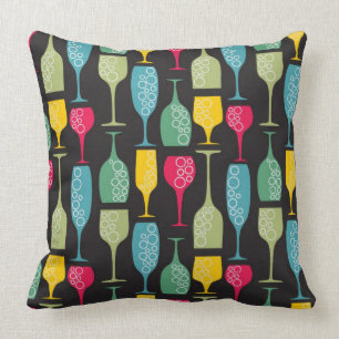 Wineglass Throw Pillow