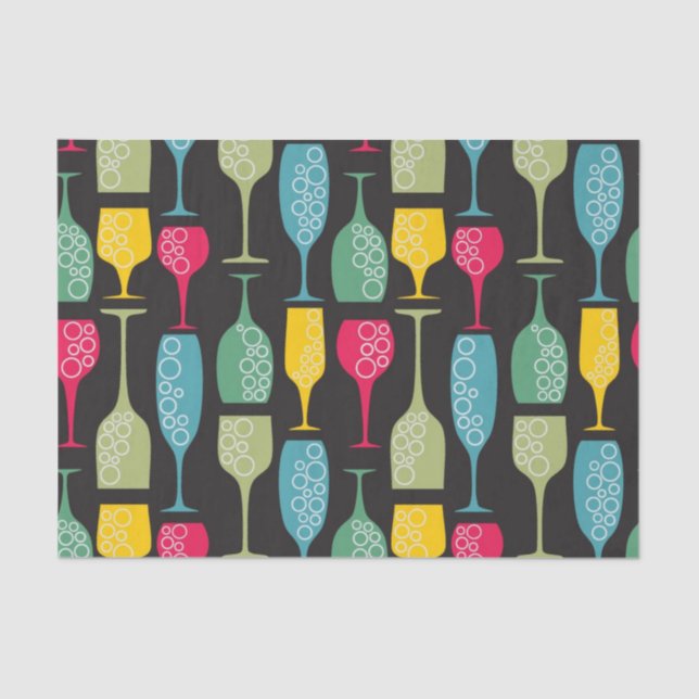 Wineglass Tissue Paper (Front)