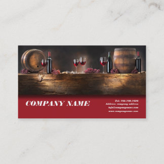Winemaker Winery Taster Business Card Sommelier