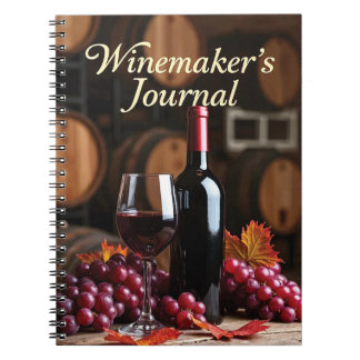 Winemaking Recipes Notebook