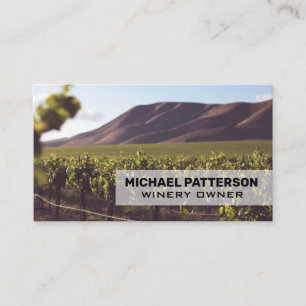 Winery Background Business Card
