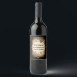 winery birthday celebration-Birthday gift Wine Label<br><div class="desc">Celebrate their special day in timeless style with this elegant vintage wine label design, featuring ornate grapevine details and the classic phrase “Aged to Perfection.” Perfect for wine lovers and those who appreciate old-world charm, this sophisticated artwork makes a unique birthday gift for friends, family, or anyone reaching a milestone...</div>