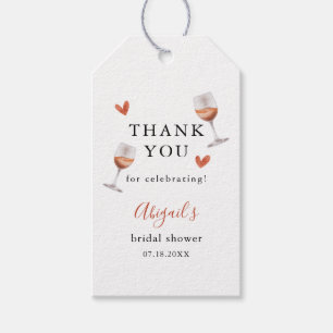 Winery Bridal Shower Favor Gift Tags