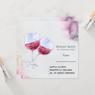 Winery bridal shower invitation