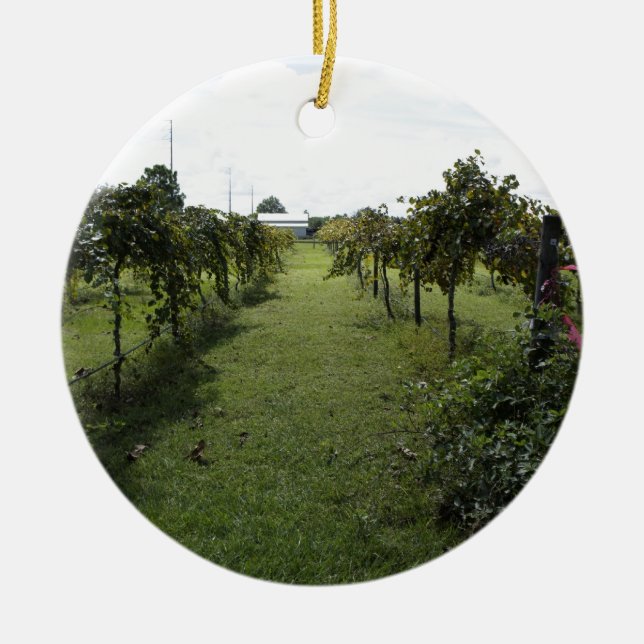 Winery Ceramic Ornament (Front)