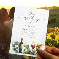 Winery Country Wedding Invitation