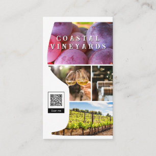Winery Experience   Vineyard   QR Code Business Ca Card