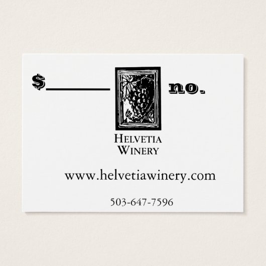 Winery Gift Card take 2 (Back)