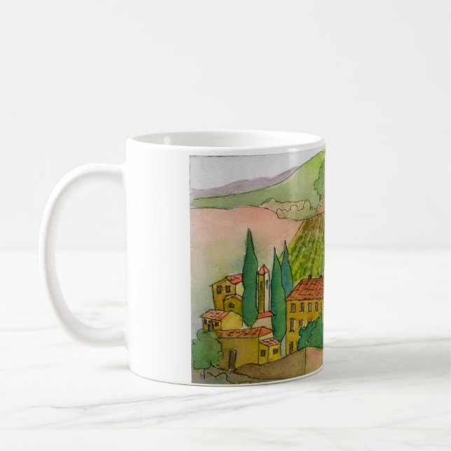 Winery in Chianti, Italy Coffee Mug (Left)