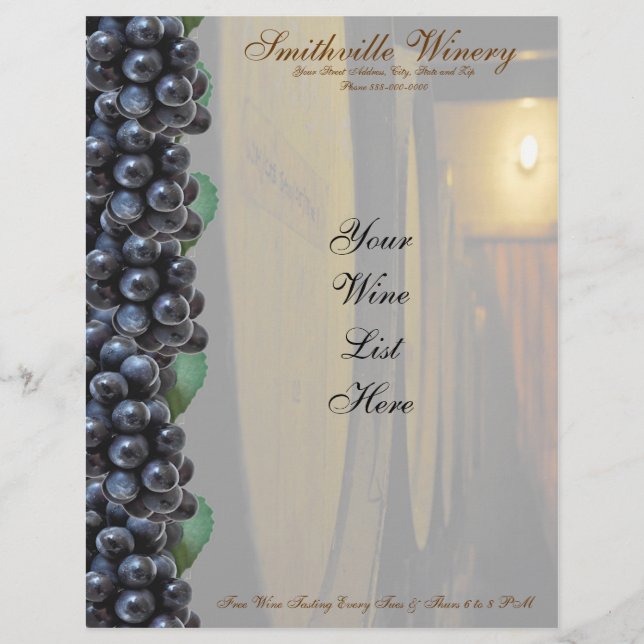 Winery Letterhead (Front)