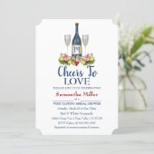 Winery Or Wine Bridal Shower Invitation (Standing Front)