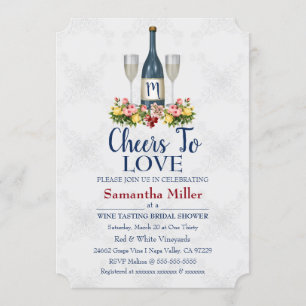 Winery Or Wine Bridal Shower Invitation