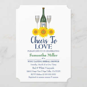 Winery Or Wine Bridal Shower Invitation