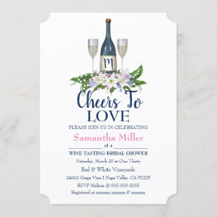 Winery Or Wine Bridal Shower Invitation