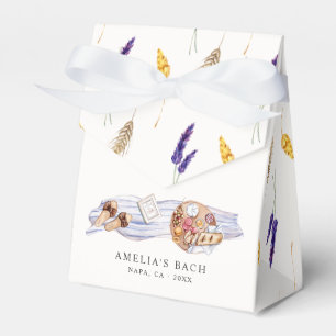 Winery Picnic Cottage Bachelorette Favor Boxes
