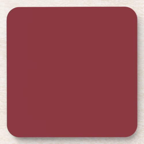Winery Red Solid Color 19_1537 AW 2022 Beverage Coaster
