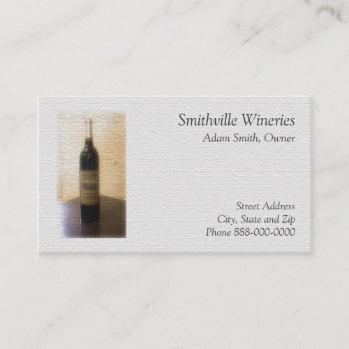 Winery Business Card