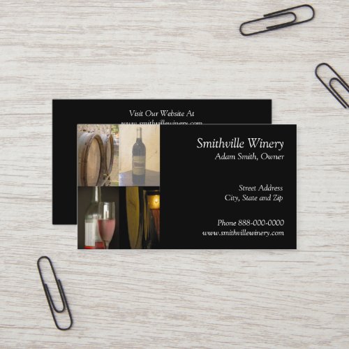 Winery Business Card