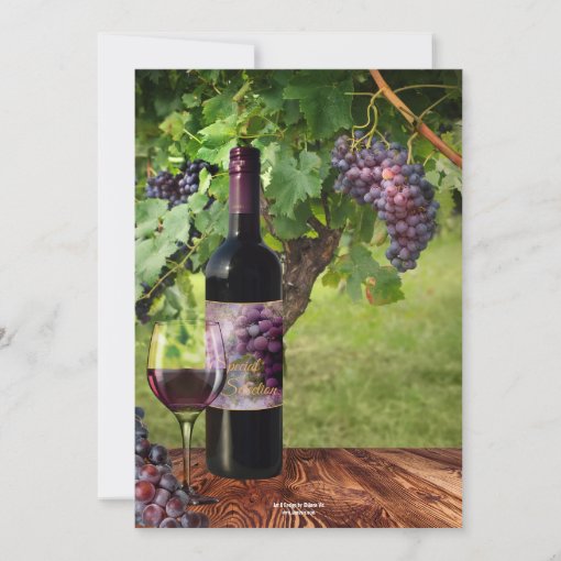 Winery Wine Tasting Event Invitation | Zazzle