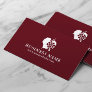 Winery Winemaker Sommelier Grape Logo Red Wine Business Card