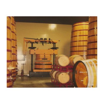 Winery Wood Wall Art by GKDStore at Zazzle