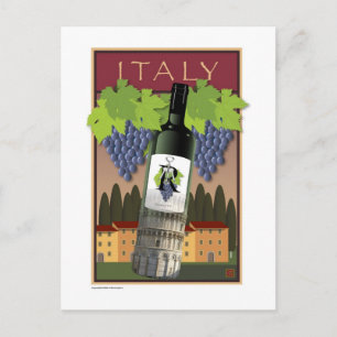 WINES-Corkscrew-Italian- Postcard