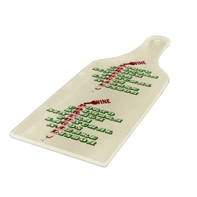 Wines of Portugal Portuguese Glass Cutting Board (Corner)