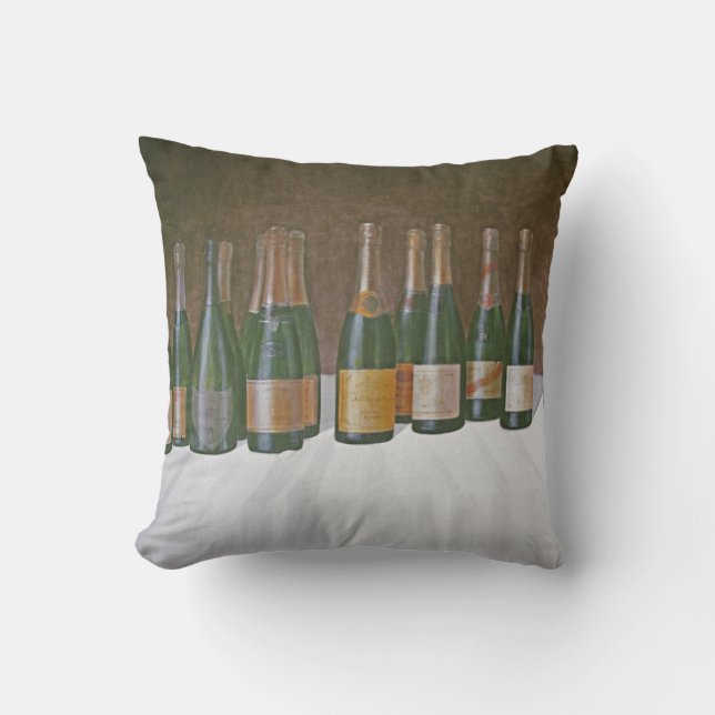 Winescape Champagne 2003 2 Throw Pillow (Front)