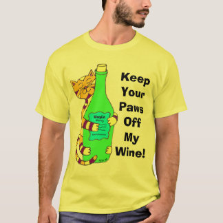Wineycat "Keep Your Paws Off My Wine" T-Shirt
