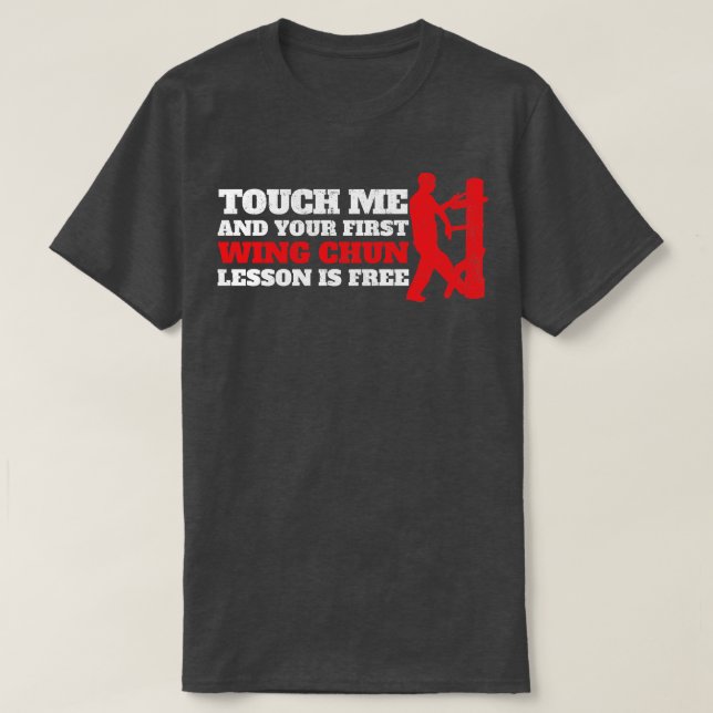 Wing Chun Chinese Vintage T-Shirt (Design Front)