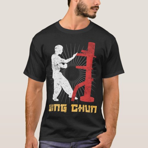Wing Chun Dummy Chinese Kung Fu Martial Arts T_Shirt