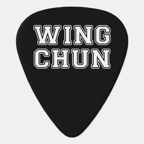 Wing Chun Guitar Pick