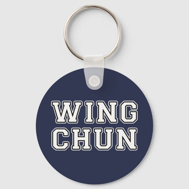Wing Chun Keychain (Front)
