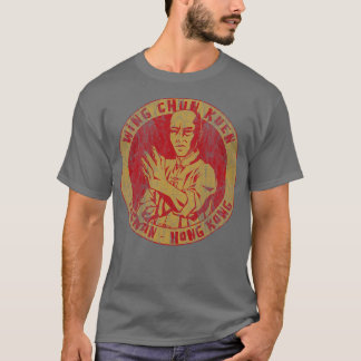 Wing Chun Kuen gold distressed T-Shirt
