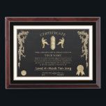 Wing Chun Kung Fu Certificate Award Plaque<br><div class="desc">The Wing Chun Kung Fu Certificate Award Plaque is fully customizable and can be used for martial arts as certificate of completion, or for any other purposes. Designed by Norman.R.</div>