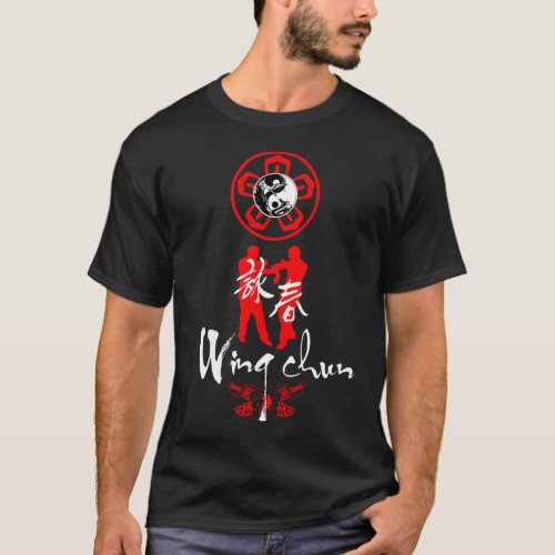Wing Chun Kung Fu Elements Martial Arts T_Shirt
