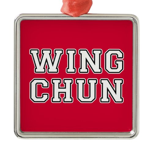 Wing Chun Metal Ornament