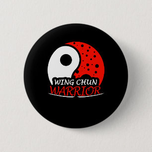 Wing Chun Warrior Martial Arts Fighter Coach Train Button
