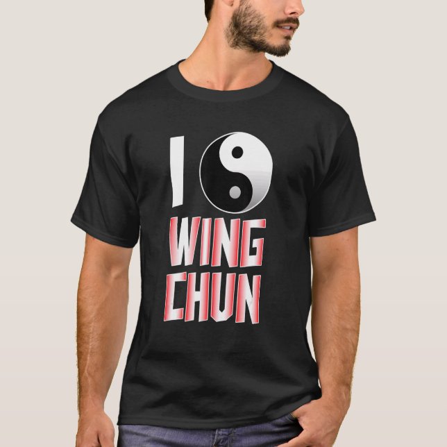 Wing Chun Wing Tsun Kung Fu Mial Combat Sports Clu T-Shirt (Front)