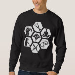 Wing Chun Yin Yang Martial Arts Fighting Sweatshirt Wing Chun Yin Yang Martial Arts Fighting Sweatshirt